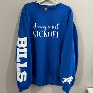 CUSTOM BILLS THEMED CREWNECK SWEATSHIRT